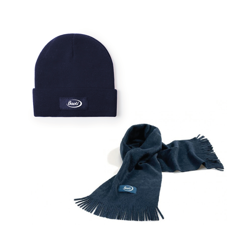 Kit fleece cap and scarf Baoli