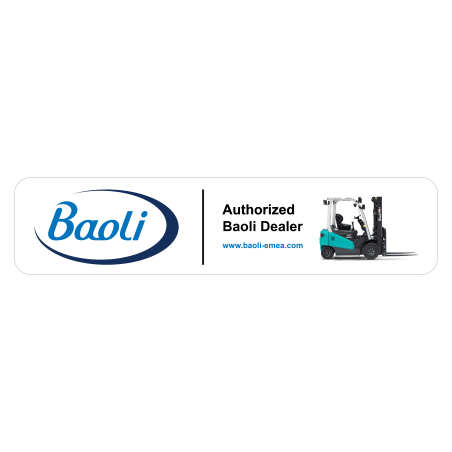 "Baoli Authorized Dealer" Sticker